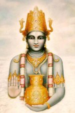 Lord Vishnu as Dhanvanthari